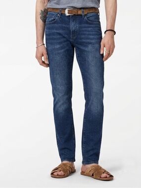JOHN VARVATOS Men’s Bowery Slim Straight Denim Jeans - Medium Wash, Sz 34